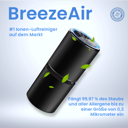 BreezeAir Plus – Luftreiniger aus Aluminium